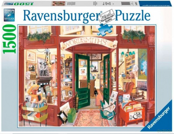 RAVENSBURGER 2D 1500 el. Wordsmith's księgarnia [PUZZLE]