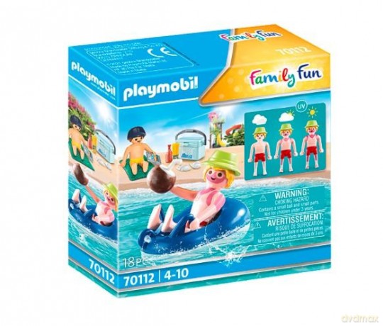 Zestaw z figurkami Family Fun 70112 Chłopiec z oponą do pływania