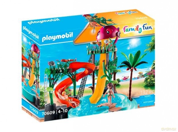 Zestaw z figurkami Family Fun 70609 Aqua Park ze zjeżdżalniami