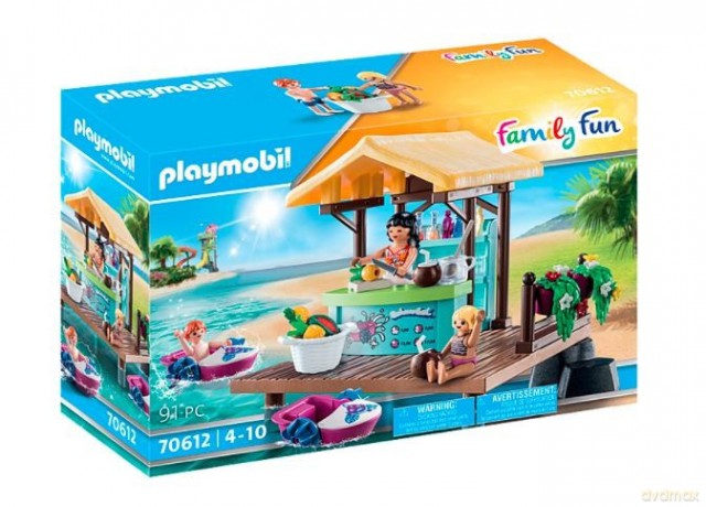 Zestaw z figurkami Family Fun 70612 Wypożyczalnia kajaków i bar z sokami