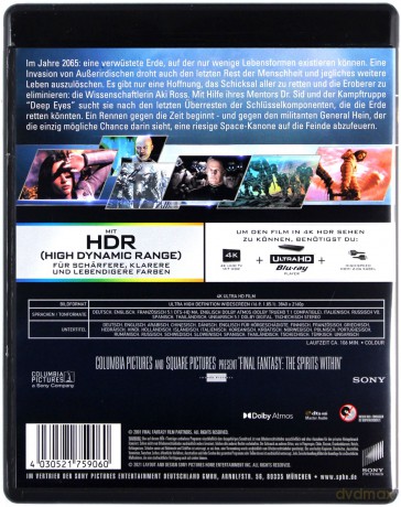 Final Fantasy: Wojna Dusz [Blu-Ray 4K]+[Blu-Ray]
