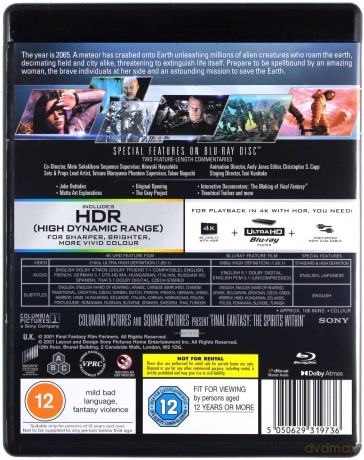 Final Fantasy: Wojna Dusz [Blu-Ray 4K]+[Blu-Ray]