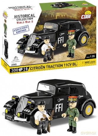COBI HC WWII (2265) Citroen Traction 11 Cv Bl Exe 300 [KLOCKI]