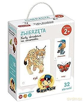 Karty obrazkowe na sznureczku Zwierzęta [KSIĄŻKA]