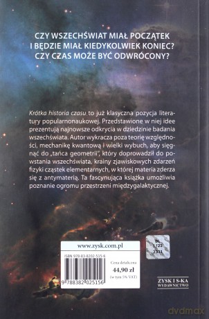 Krótka historia czasu OPR. BROSZ. - Stephen Hawking [KSIĄŻKA]