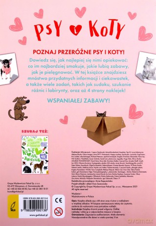 Moje kochane zwierzaki Psy i koty [KSIĄŻKA]