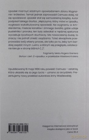 Upadek - Albert Camus [KSIĄŻKA]