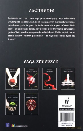 Zaćmienie - Stephenie Meyer [KSIĄŻKA]