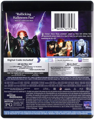 Hocus Pocus (Hokus pokus) [Blu-Ray 4K]+[Blu-Ray]