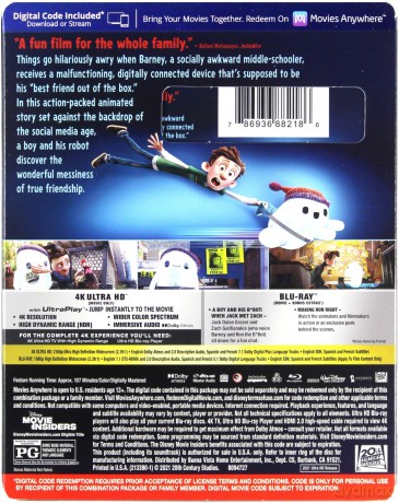 Ron's Gone Wrong (Ron Usterka) [Blu-Ray 4K]+[Blu-Ray]