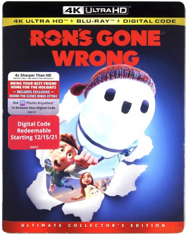 Ron's Gone Wrong (Ron Usterka) [Blu-Ray 4K]+[Blu-Ray]
