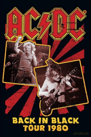 AC/DC - Poster Back in Black 80 (91.5x61)