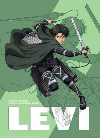 ATTACK ON TITAN - Poster Season 4 Levi (52x38)