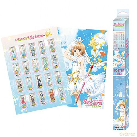CARDCAPTOR SAKURA - Zestaw plakatów Artworks (52x38) 2 szt.