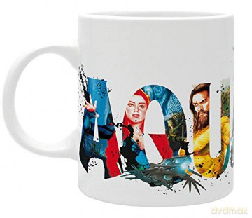DC COMICS - Kubek - 320 ml - Aquaman Logo- subli - Matte