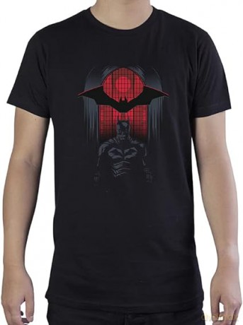 DC COMICS - T-shirt The Batman Dark - man SS black - basic