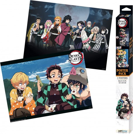 DEMON SLAYER Zestaw plakatów Series 2 (52x38) 2 szt.