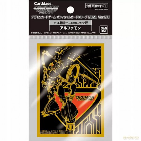 DIGIMON CARD GAME - 60 Protges cartes - 15x4 modles - X12 (03/22)