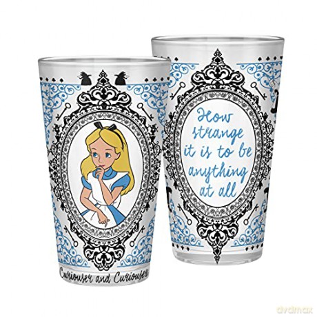 DISNEY - Large Glass - 400 ml - Alice - box