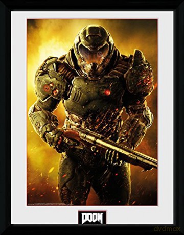 DOOM Marine Plakat w ramce