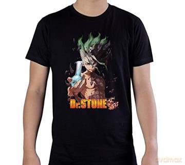 DR STONE Senku T-shirt męski SS czarny