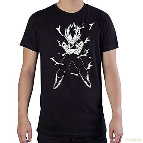 DRAGON BALL DBZ/Vegeta  T-shirt męski SS czarny