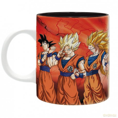 DRAGON BALL SUPER - Kubek - 320 ml - Goku transformations - subli -box
