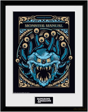 DUNGEONS & DRAGONS - Framed poster Monster Manual