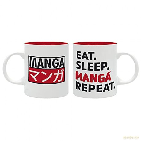 EAT SLEEP MANGA REPEAT Asian Art Kubek 320 ml