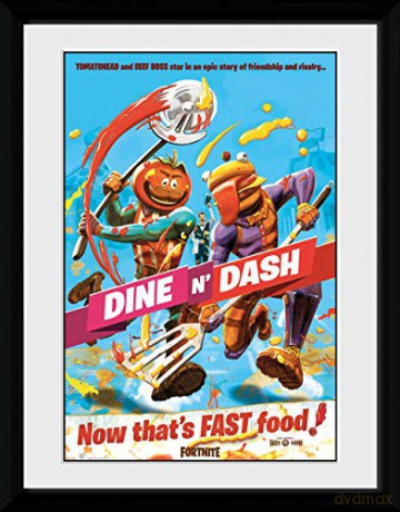 FORTNITE - Framed poster Dine n Dash