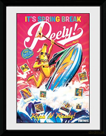 FORTNITE - Framed poster Spring Break Peely