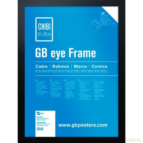 GBEYE MDF czarna ramka 52 x 38 cm