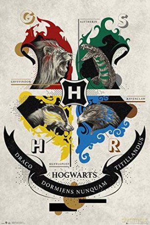 HARRY POTTER Animal Crest Plakat (91.5x61)