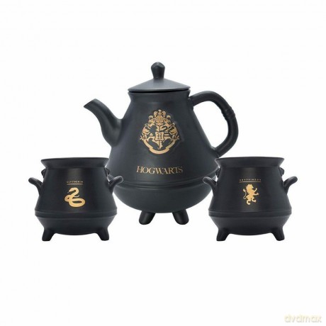 HARRY POTTER Zestaw do herbaty Hogward 3 el: imbryk, kubki