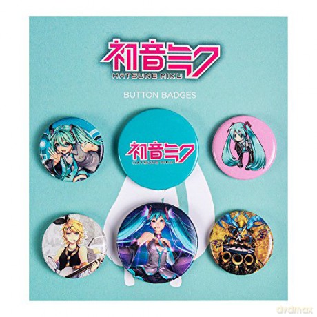 HATSUNE MIKU - Badge Pack - Mix X4