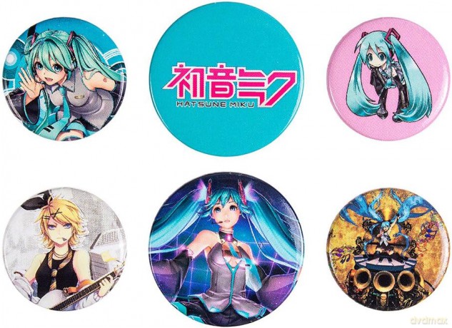 HATSUNE MIKU - Badge Pack - Mix X4