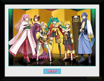 HATSUNE MIKU - Framed poster Kuroshishi Unit 30x40