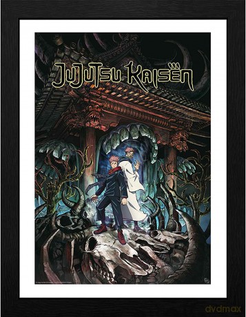 JUJUTSU KAISEN - Plakat w ramie Itadori & Sukuna (30x40)