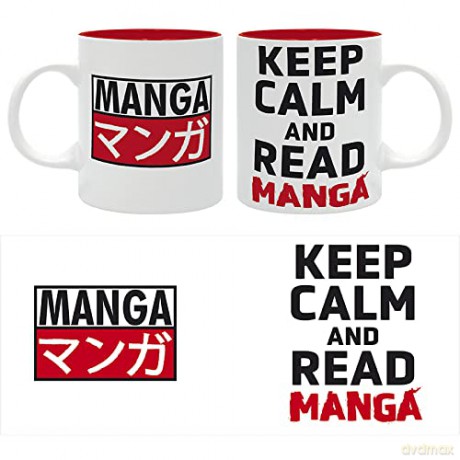 KEEP CALM AND READ MANGA Kubek 320 ml
