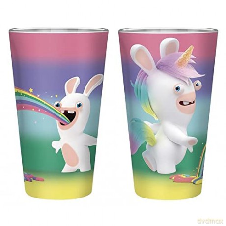 LAPINS CRETINS Rainbow Rabbids szklanka 400 ml