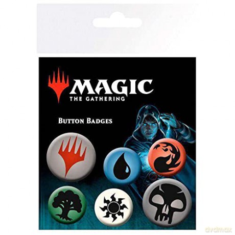 MAGIC THE GATHERING - Badge Pack - Mana SymBowls X4