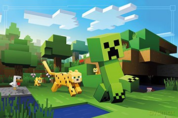 MINECRAFT Ocelot Chase Plakat (91.5x61)