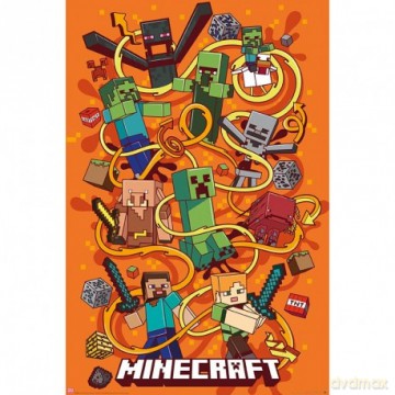 MINECRAFT - Swirls - Poster (91.5x61)