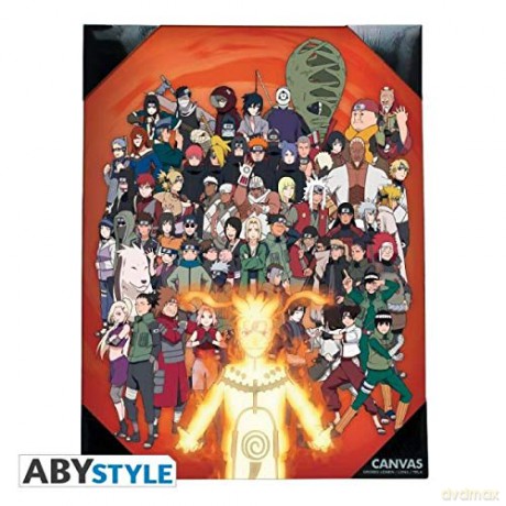 NARUTO SHIPPUDEN - Canvas - Groupe (30x40)