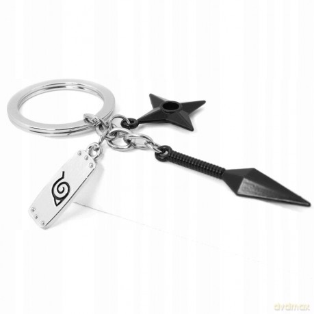 NARUTO SHIPPUDEN Shuriken Konoha Brelok 3D