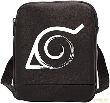 NARUTO SHIPPUDEN - Messenger Bag Konoha - Vinyl Small Size - Hook