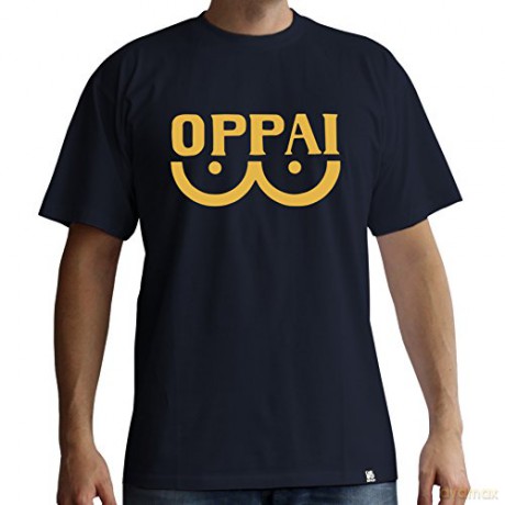 ONE PUNCH MAN - T-shirt Oppai man SS navy - basic