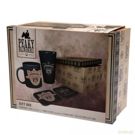PEAKY BLINDERS The Garrison Zestaw: szklanka XXL + Kubek + 2 podkładki pod kubek