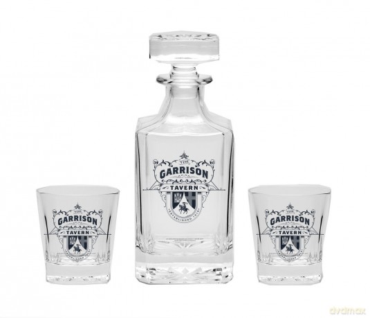 PEAKY BLINDERS - Zestaw: karafka, 2 szklanki Garrison