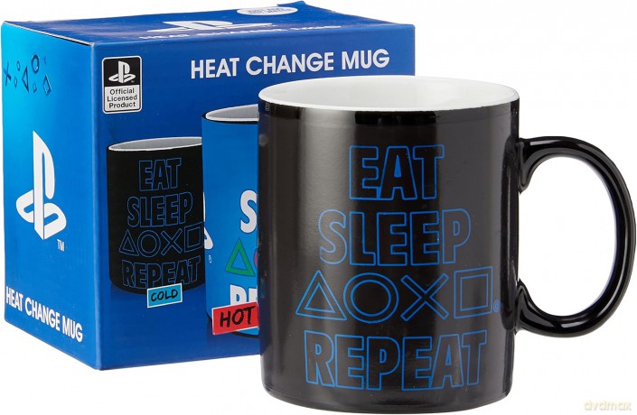 PLAYSTATION - Kubek Heat Change - 320 ml - Eat Sleep Repeat